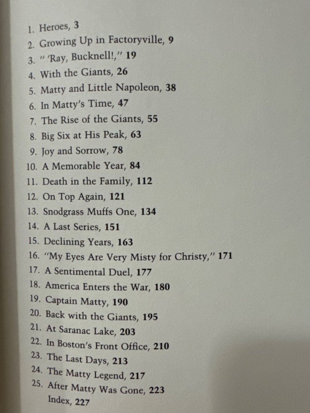 CHRISTY MATHEWSON Matty American Hero 1993 Ray Robinson NEW YORK GIANTS Oxford - Picture 4 of 16